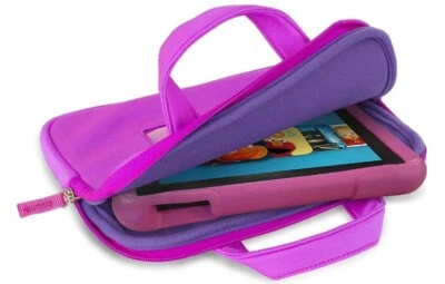 Verso Kids 6" to 8” Universal Tablet E Reader Kindle Neoprene Sleeve Pink (A110) - Image 1 of 3