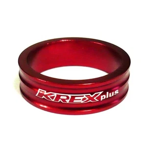 gobike88 KREX alloy headset spacer, 10mm, for 1-1/8" headset, 4g, red, 289 - Picture 1 of 1