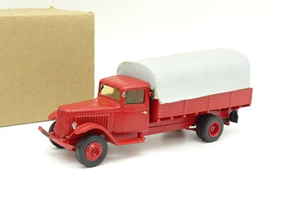 Idem Kit Montato Sb 1/50 - Citroën Tipo 23 Altopiano Coperto Rosso - Immagine 1 di 3