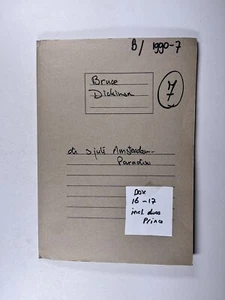Iron Maiden Bruce Dickinson Contract Office Copy Paradiso Club Amsterdam 1990 - Picture 1 of 13