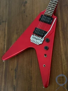 Fernandes Flying V, Candy Apple Red, MIJ 1985, BSV-60 - Bild 1 von 22
