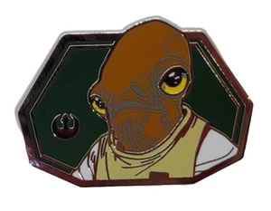 Disney Pin 2020 Hidden Mickey Star Wars Admiral Ackbar Completer #153726 Trade - Picture 1 of 10