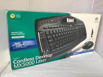 Boxed Logitech MX5000 Laser Cordless Desktop - US Layout (967558-0403) - Image 1 of 4