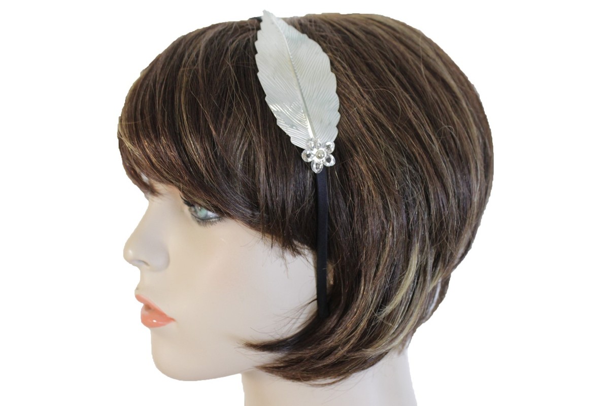 Accessori Capelli Con Pietre Argentate - 2 Fogli Per Feste E Eventi - Foto 8