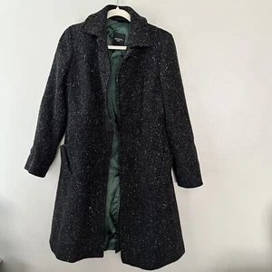 Weekend Max Mara Navy Grey Virgin Wool Womens Coat Small US 4 - Picture 1 of 8