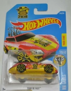 2016 HOT WHEELS HW GAMES - TOUR DE FAST RED AND YELLOW - Picture 1 of 1