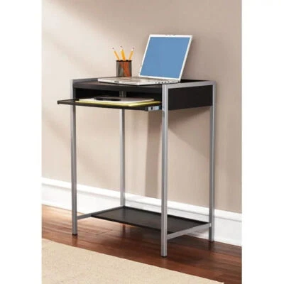 Mainstays Student Writing Desk, Black and Silver Model Number: 9189096W - Image 1 of 3