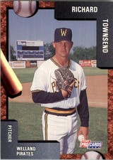 1992 Welland Pirates Fleer/ProCards #1322 Richard Townsend