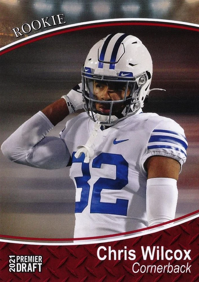 2021 SAGE Premier Draft Football Trading Cards(Red) - Image 1 of 4