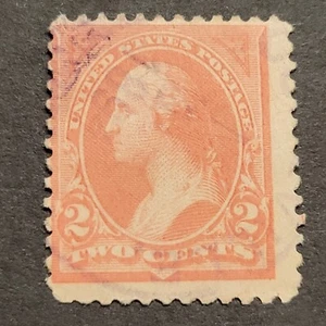 Scott # 248 2c Washington gebraucht 1894 - Bild 1 von 2