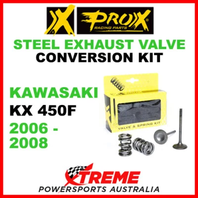 ProX Kawasaki KX450F KXF450 2006-2008 Steel Exhaust Valve & Spring Upgrade Kit - Image 1 of 2