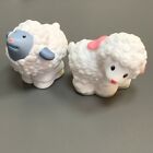 2x TOYS KID TOYS farm barn Animal white Sheep Preschool toys #K1