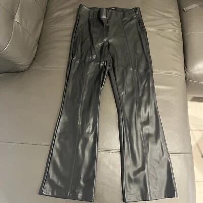 zara faux leather pants women legging Pants Leather Sexy Pants Party Brunch - Image 1 of 4