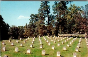 Postcard MS Vicksburg National Cemetery Vicksburg National Military Park - Picture 1 of 2