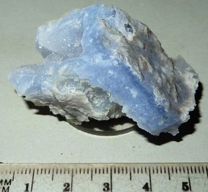 Etched Blue Chalcedon - Malawi, Africa Mineral specimen 50x30mm 37g #ETb30 - Picture 1 of 3
