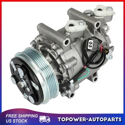 AC A/C Compressor Fits Honda Fit 1.5L 2009 2010 2011 2012 2013 - Image 1 of 4