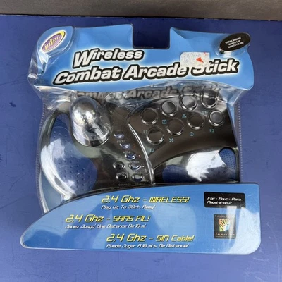 SEALED Intec PlayStation 2 PS2 Wireless Arcade Combat Stick Joystick (READ) - Image 1 of 4