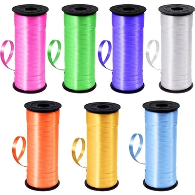 Geschenkbänder, 7 Rollen, 640 m, Bunt, Geschenkband, Party, Hochzeit, Weihnac... - Bild 1 von 4