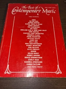Il meglio della musica contemporanea voce pianoforte chitarra libro ABBA Bee Gees - Foto 1 di 7