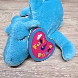 Avon Full O' Beans September Dune The Camel Blue Plush 5" Stuffed Animal 1999 - Picture 1 of 5