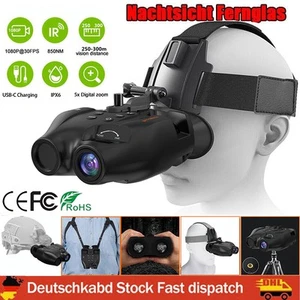 Neu Infrarot Nachtsichtfernglas mit Kameraaufzeichnung Tragbares Nachtsichtgerät - Bild 1 von 23