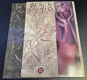 Black Orchid Book #1 And Book #2 1988-89 White Pages VF- TO NM (READ DESCRIPTION - Picture 1 of 7