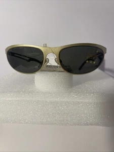 Retro Y2K Gold Metal Vintage Tinted Sunglasses NEW OLD DEAD STOCK Glasses 80’s - Picture 1 of 11