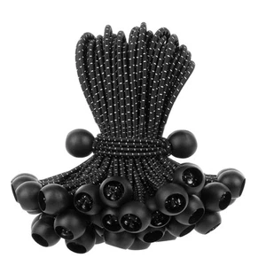9 Inch Ball Bungee Cords, 50 pcs Bungie Cord Balls Tarp Tie Bungee Balls for ... - Picture 1 of 7