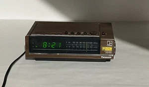 PANASONIC FM-AM 2 BAND ELECTRIC CLOCK RADIO MODEL NO. RC-6050 TESTED/WORKS - Picture 1 of 3