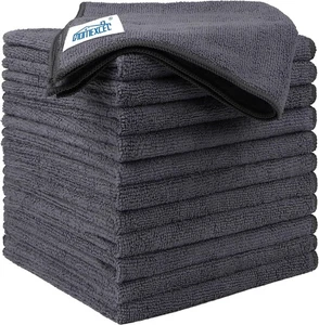 HOMEXCEL Mikrofaser Reinigungstuch 12er Pack, 12,5 x 12,5 Zoll Mikrofaser Handtücher f - Bild 1 von 7
