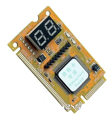 3in1 PC Laptop Analyzer Mini PCI Mini PCI-E LPC Tester Diagnostic Post Test Card - Image 1 of 4