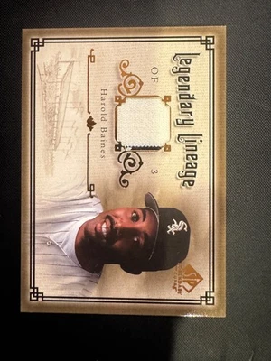 2005 Upper Deck SP Legendary Cuts HAROLD BAINES Game Used Jersey RARE CARD SOX - Image 1 of 2