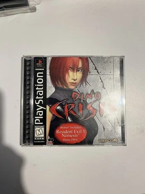 [CIB] Dino Crisis Sony PlayStation 1, 1999, With Resident Evil 3 Demo Disc - Image 1 of 4
