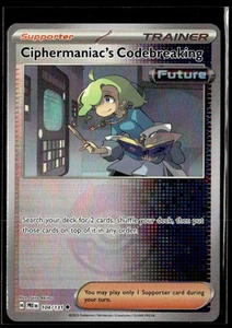 Prismatic Evolutions Ciphermaniac's Codebreaking 104/131 (Patrón Poke Ball) SJ - Imagen 1 de 2
