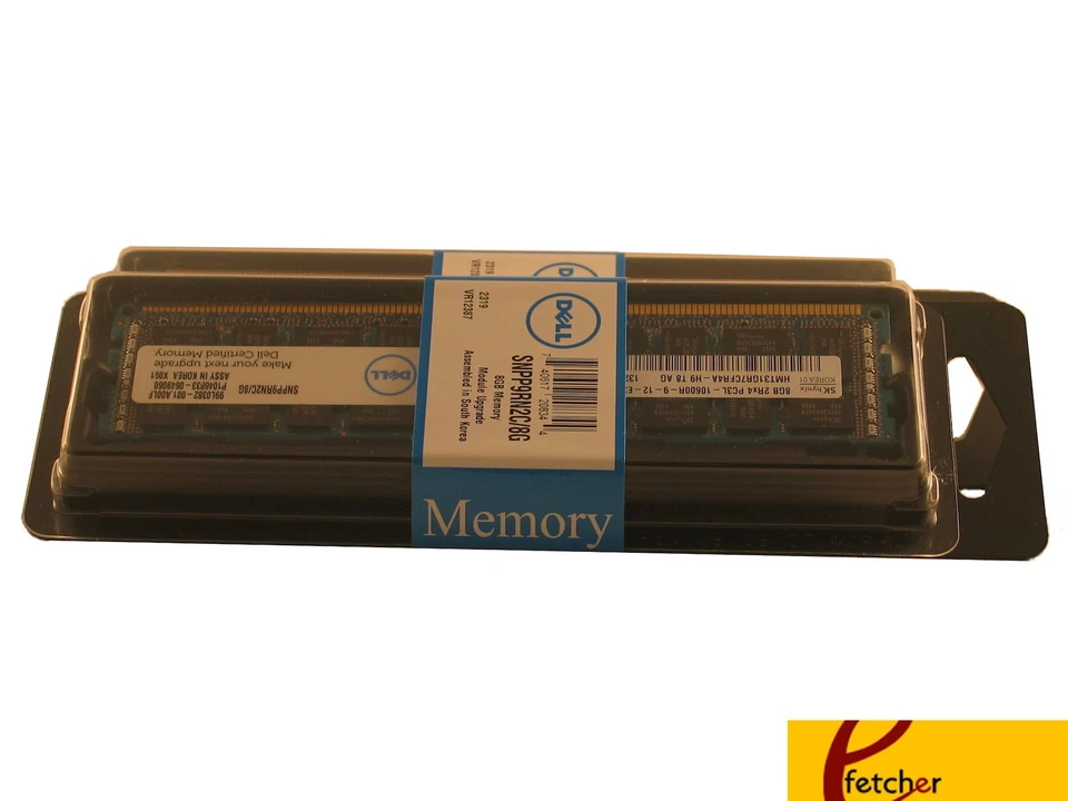 SNPP9RN2C/8G  2 x 8GB Memory DDR3 PC3L-10600  Dell PowerEdge T610 T710 T620 R720 - Image 1 of 1