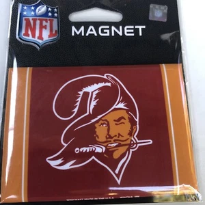 Tampa Bay Buccaneers NFL Football Refrigerator 🧲 Magnet Throwback Retro - Picture 1 of 2