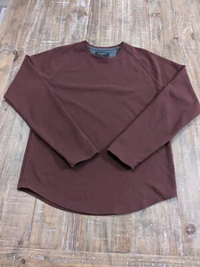 Banana Republic weinrot feuchtigkeitsableitendes Langarmshirt für Herren Größe Small - Bild 1 von 5