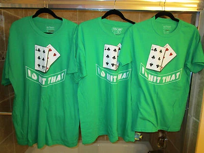 URBAN PIPELINE SHIRT - I'D HIT THAT - 6 & 5 MEANS 11 IN BLACKJACK - 100% COTTON - Image 1 of 2