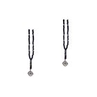  2 Pack Bar Necklace Men Necklaces with Pendant Compass Collar