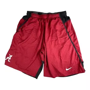 Alabama Crimson Tide Nike Dri-Fit Athletic Short Men XXL Red Basketball Football - Picture 1 of 9