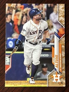 2020 Topps Serie 2 Jose Altuve Camouve parallel #12/25 Astros #602 SP SSP - Bild 1 von 2
