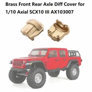 Brass Front Rear  Axle Diff Cover for 1/10 Axial SCX10 III AX103007 RC Crawler - Picture 1 of 10