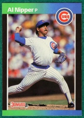 Al Nipper - 1989 Donruss #394 - Chicago Cubs Baseball Card - Image 1 of 2