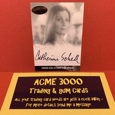 Unstoppable Space 1999 Series4 CATHERINE SCHELL B&W PROOF Autograph Card CS2 4/9