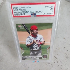 2021 Topps Now Road to Opening Day - Promo-Nr. WLCM Mike Forelle PSA 7 - Bild 1 von 3