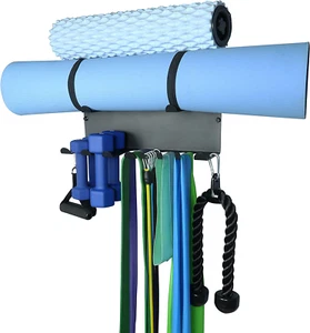 Storage Rack,Double Layer Multi-Purpose Exercise Bands Rack,Resistance - Picture 1 of 9