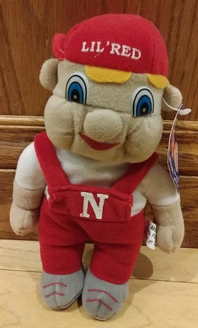 Lil' Red Bag Mascot Plush Toy - NEW with Tag - Nebraska Huskers / Cornhuskers Cover