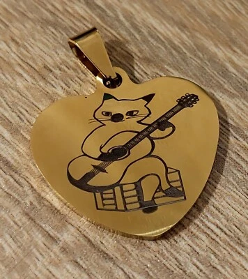 Personalised pet id tag heart pandents for pets  - Image 1 of 4