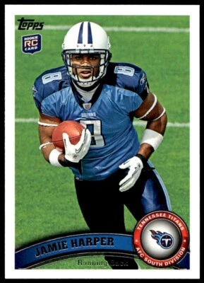 2011 Topps #382 Jamie Harper TITANS RC - Image 1 of 2