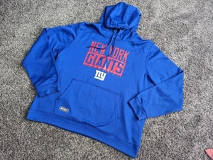 NewEra New York Giants Hoodie Unisex XXL Blau Langarm Pullover NFL Logo EUC - Bild 1 von 6